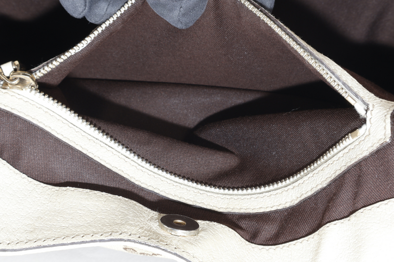 GUCCI SUKEY BAG MEDIUM BEIGE GG CANVAS GOLD HARDWARE NO DUST COVER