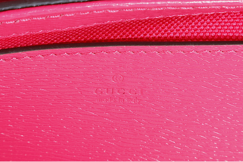 GUCCI DOUBLE GG MINI PINK BAG YEAR OF THE GG DRAGON WITH BOX