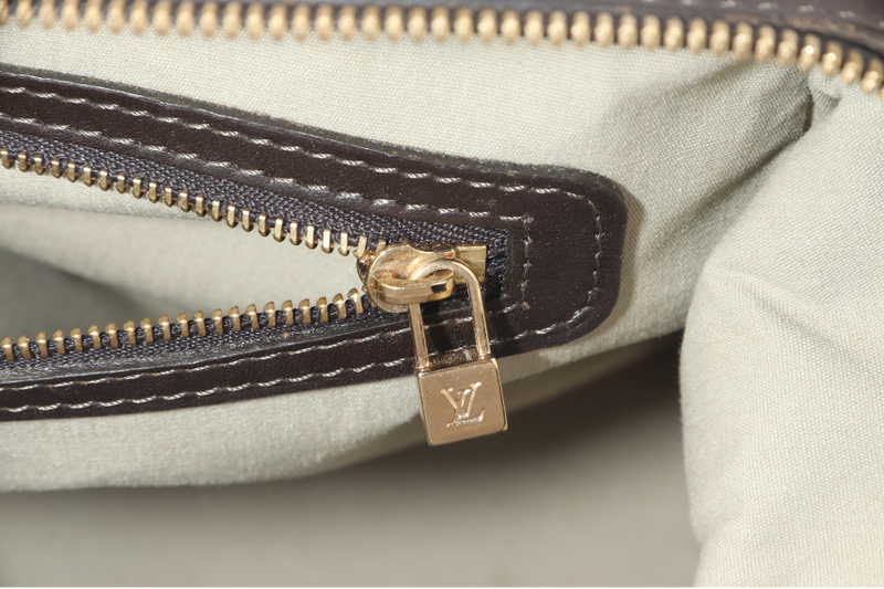 LOUIS VUITTON MINI JOSEPHINE PM BEIGE MINI LIN CANVAS GOLD HARDWARE NO DUST COVER