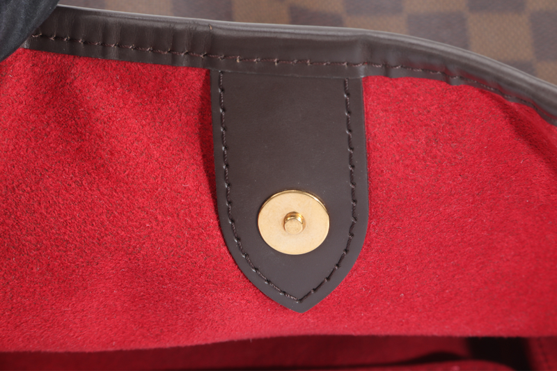 LOUIS VUITTON GALLIERA PM DAMIER EBENE CANVAS GOLD HARDWARE WITH DUST COVER