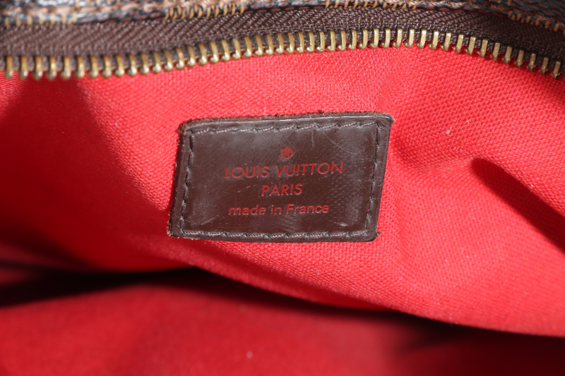 LOUIS VUITTON N42250 BLOOMSBURY GM DAMIER EBENE CANVAS GOLD HARDWARE WITH DUST COVER