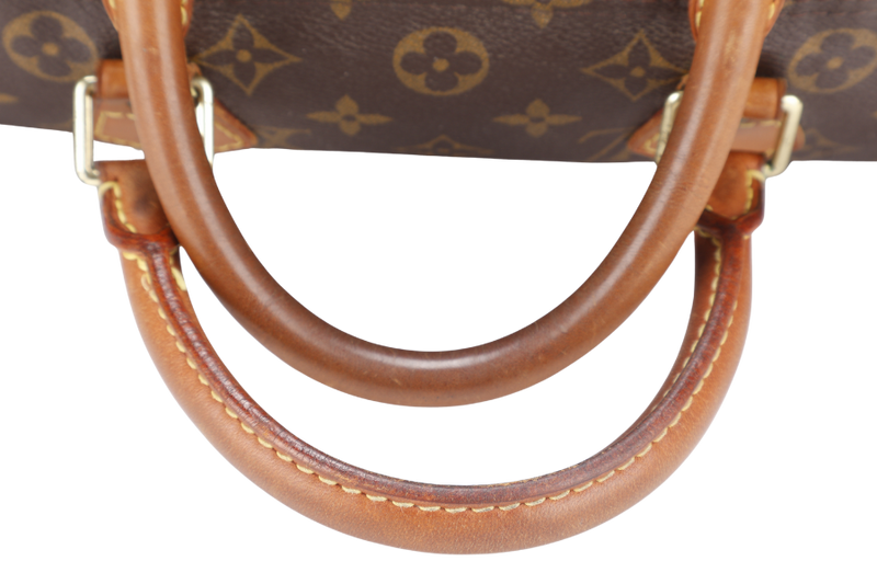 LOUIS VUITTON SPEEDY 30 MONOGRAM CANVAS GOLD HARDWARE NO DUST COVER