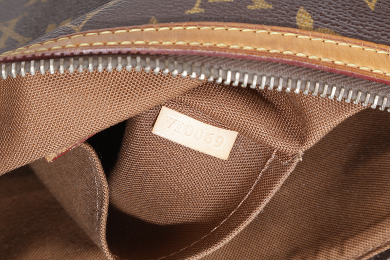 LOUIS VUITTON ODEON M56390 MONOGRAM CANVAS GOLD HARDWARE WITH DUST COVER