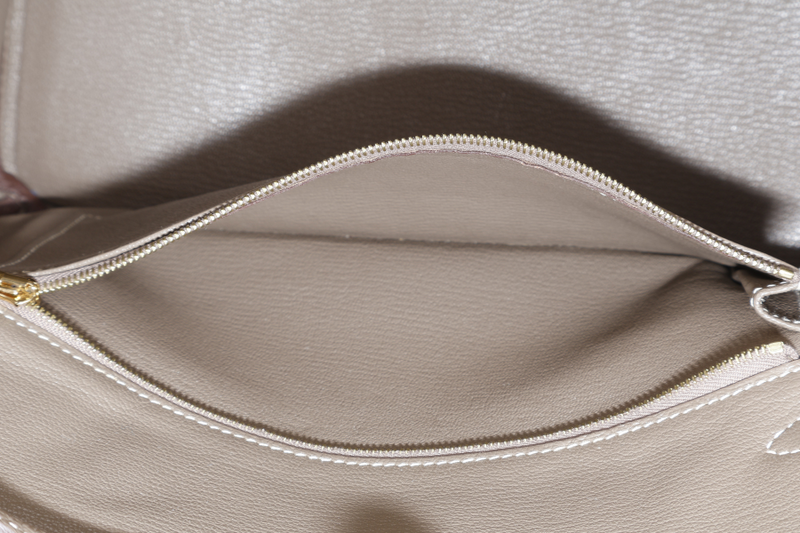 HERMES BIRKIN 30 STAMP Z (YEAR 2021) ETOUPE TOGO LEATHER GOLD HARDWARE WITH KEYS, LOCK AND DUST COVER