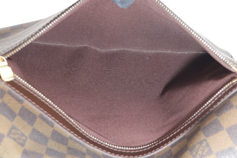 LOUIS VUITTON DAMIER EBENE MESSENGER BAG GOLD HARDWARE NO DUST COVER