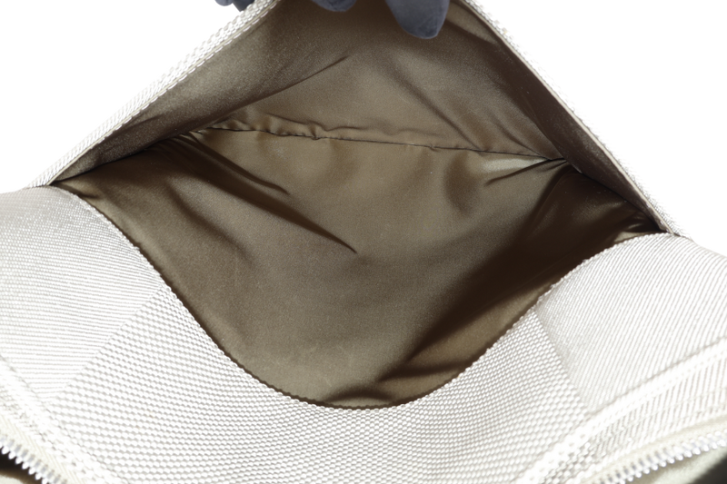 LOUIS VUITTON CITADINE GM MESSENGER TERRE DAMIER GEANT CANVAS SILVER HARDWARE WITH DUST COVER