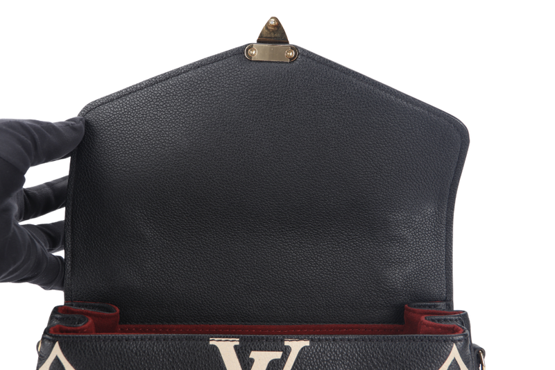 LOUIS VUITTON POCHETTE METIS (M45773) BICOLOR MONOGRAM EMPREINTE LEATHER WITH DUST COVER