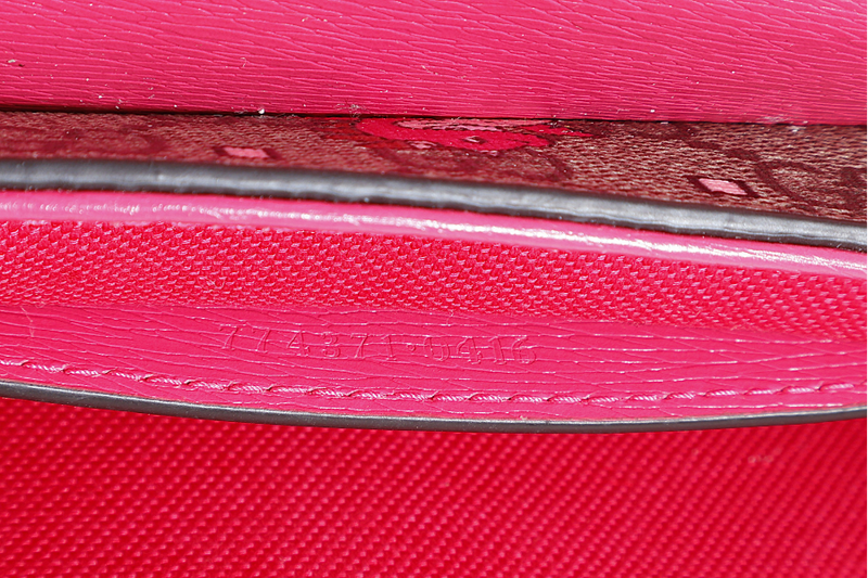 GUCCI DOUBLE GG MINI PINK BAG YEAR OF THE GG DRAGON WITH BOX