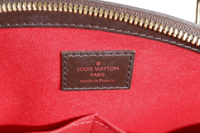 LOUIS VUITTON VERONA MM DAMIER EBENE CANVAS GOLD HARDWARE WITH LOCK&KEYS AND DUST COVER