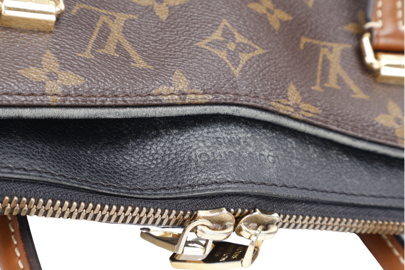 LOUIS VUITTON PALLAS MONOGRAM GOLD HARDWARE WITH STRAPS NO DUST COVER
