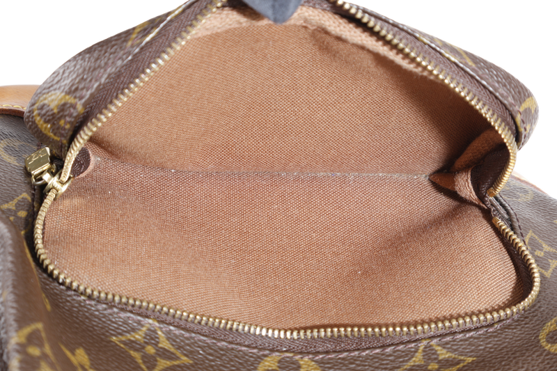 LOUIS VUITTON M51136 MONTSOURIS MM BACKPACK MONOGRAM COATED CANVAS GOLD HARDWARE NO DUST COVER
