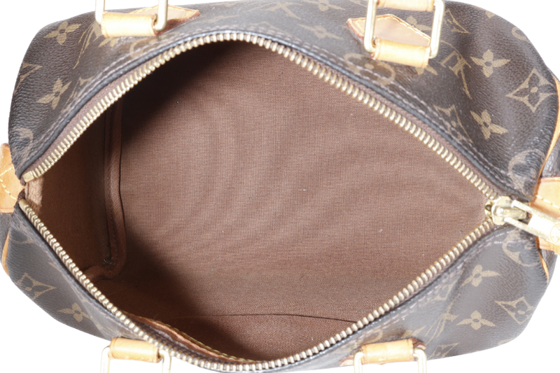 LOUIS VUITTON SPEEDY 25 MONOGRAM CANVAS GOLD HARDWARE NO DUST COVER