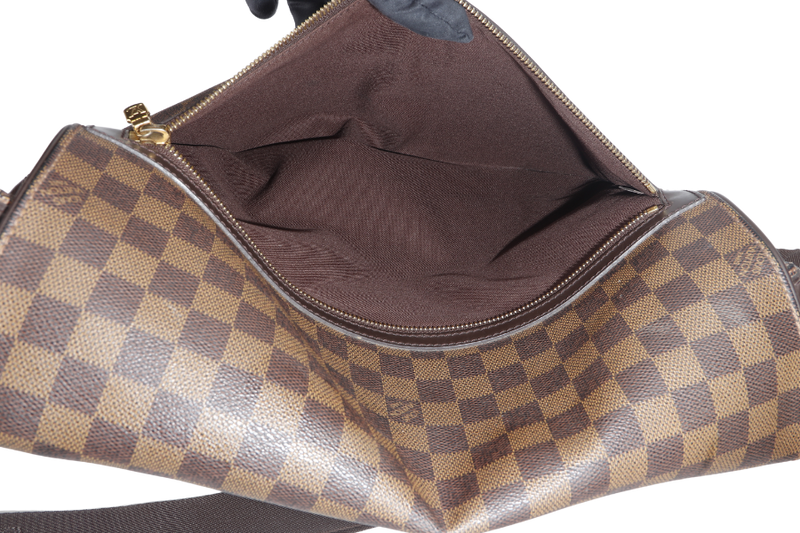 LOUIS VUITTON SPENCER DAMIER EBENE MESSENGER BAG GOLD HARDWARE NO DUST COVER