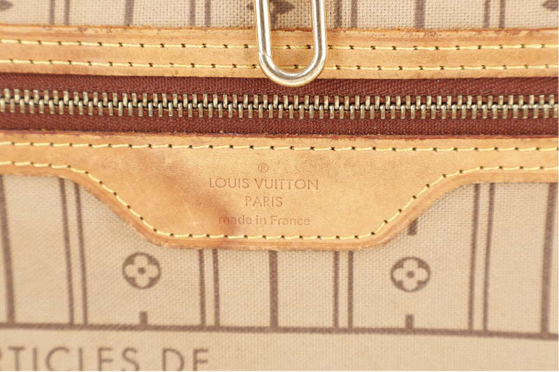 LOUIS VUITTON M46975 NEVERFULL PM MONOGRAM CANVAS GOLD HARDWARE NO DUST COVER