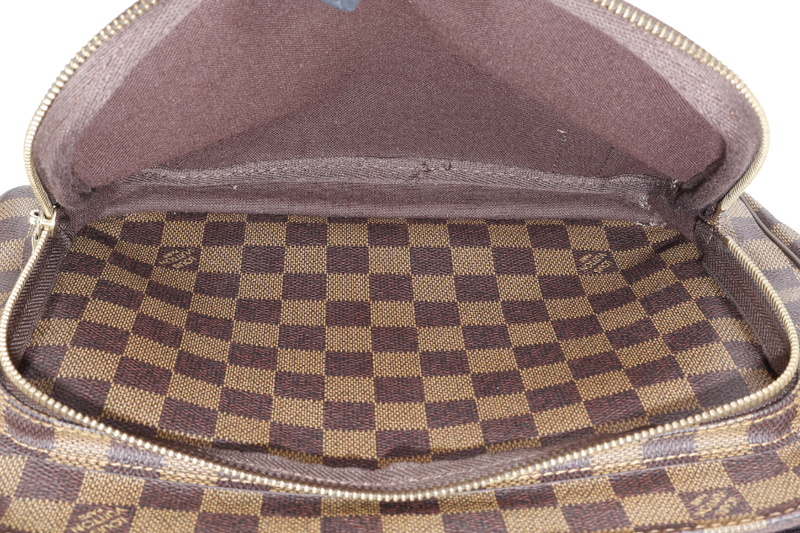 LOUIS VUITTON N51125 MELVILLE MESSENGER BAG DAMIER EBENE CANVAS GOLD HARDWARE NO DUST COVER