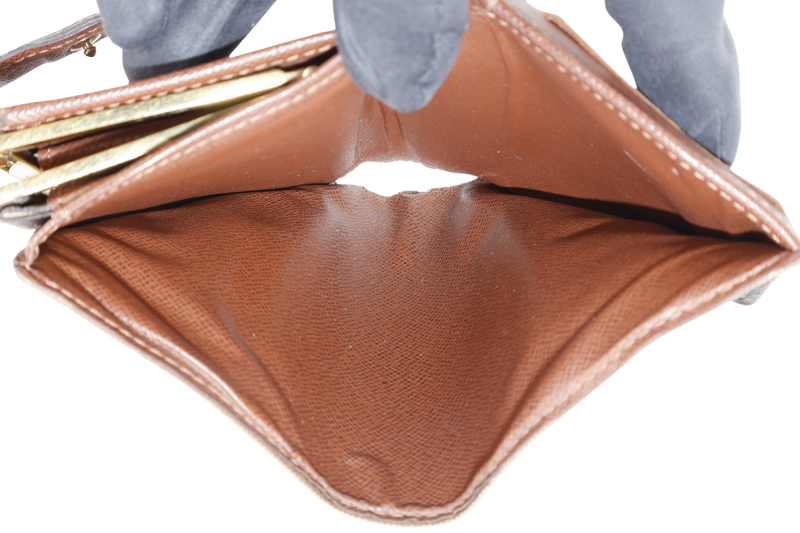 LOUIS VUITTON M61674 PORTEFEUILLE VIENNOIS WALLET GOLD HARDWARE WITH DUST COVER AND BOX