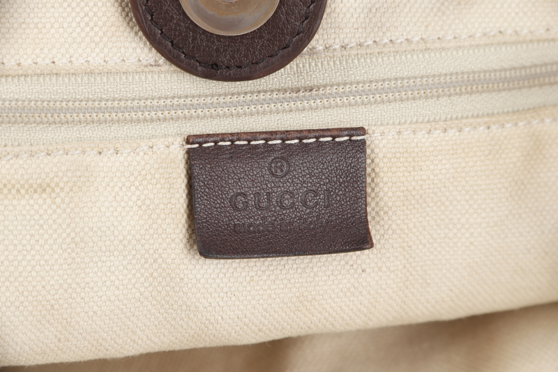 GUCCI BROWN SUKEY SHOULDER BAG (211944 467891) CALFSKIN LEATHER GOLD HARDWARE WITH DUST COVER