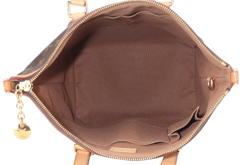 LOUIS VUITTON PALERMO M40145 PM MONOGRAM CANVAS GOLD HARDWARE WITH DUST COVER