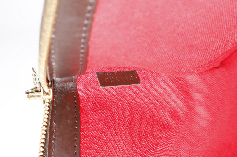 LOUIS VUITTON VERONA MM DAMIER EBENE CANVAS GOLD HARDWARE WITH LOCK&KEYS AND DUST COVER