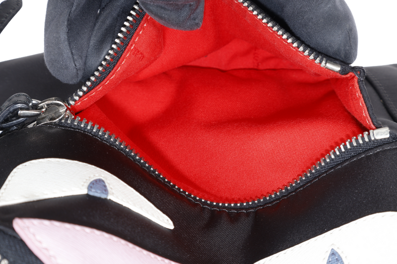 FENDI BUG MONSTER BACKPACK BLACK COLOR WITH DUST COVER