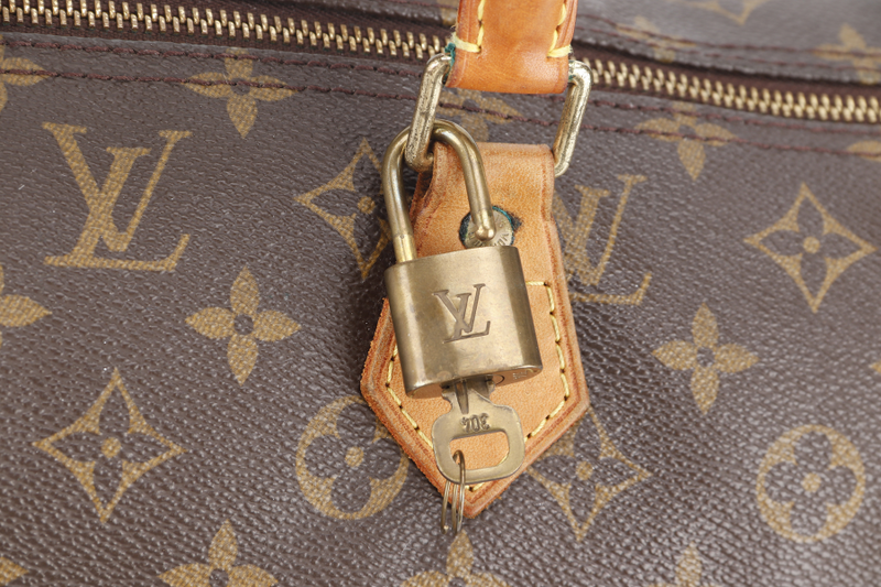 LOUIS VUITTON M41522 SPEEDY 40 MONOGRAM CANVAS GOLD HARDWARE WITH 1 KEY AND PADLOCK WITH DUST COVER