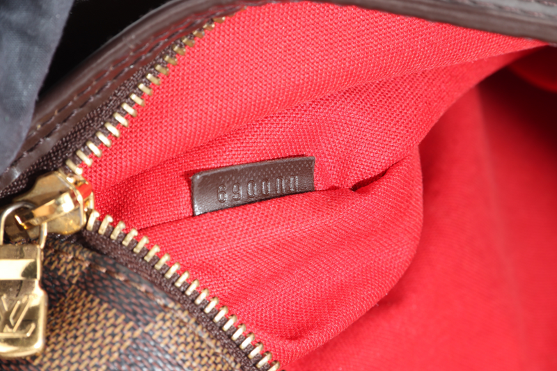 LOUIS VUITTON N42250 BLOOMSBURY GM DAMIER EBENE CANVAS GOLD HARDWARE WITH DUST COVER