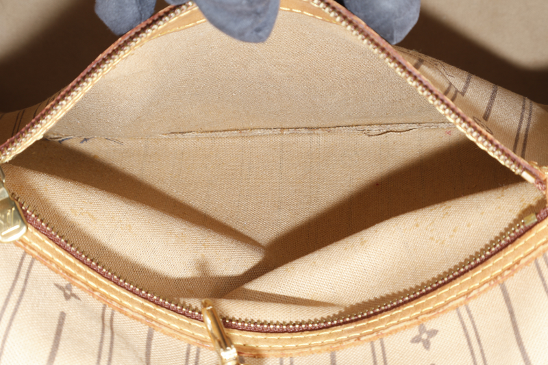 LOUIS VUITTON M46975 NEVERFULL PM MONOGRAM CANVAS GOLD HARDWARE NO DUST COVER