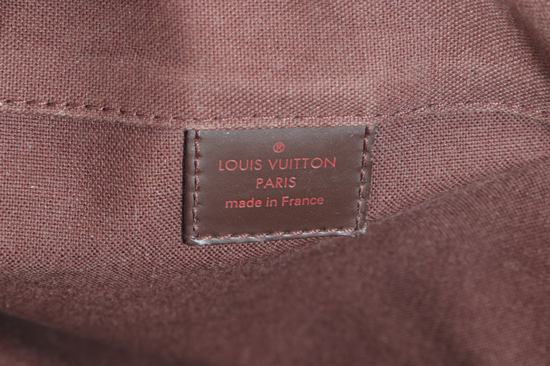 LOUIS VUITTON DAMIER EBENE MESSENGER BAG GOLD HARDWARE NO DUST COVER