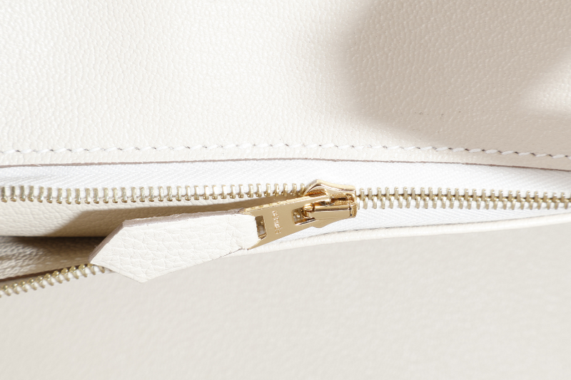 HERMES BIRKIN 25 CRAIE TOGO GOLD HARDWRAE STAMP W (YEAR 2024) WITH TWILLY, KEYS&LOCK AND BOX