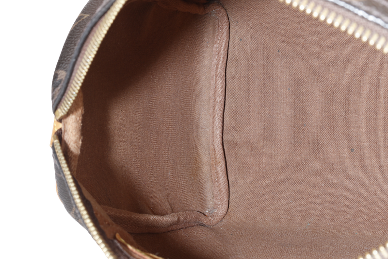 LOUIS VUITTON SPEEDY 25 MONOGRAM CANVAS GOLD HARDWARE NO DUST COVER