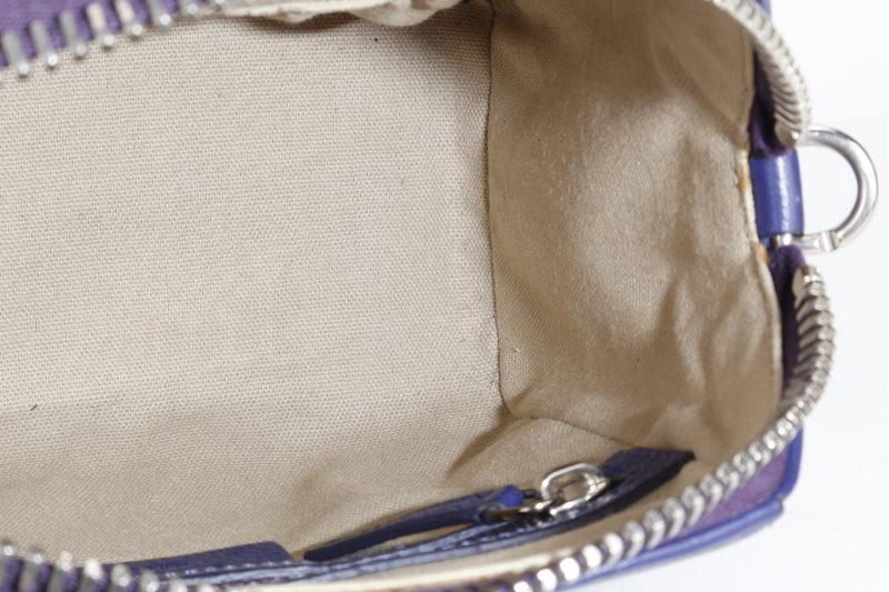 GIVENCHY ANTIGONA SMALL BLUE LEATHER SILVER HARDWARE WITH STRAPS AND DUST COVER
