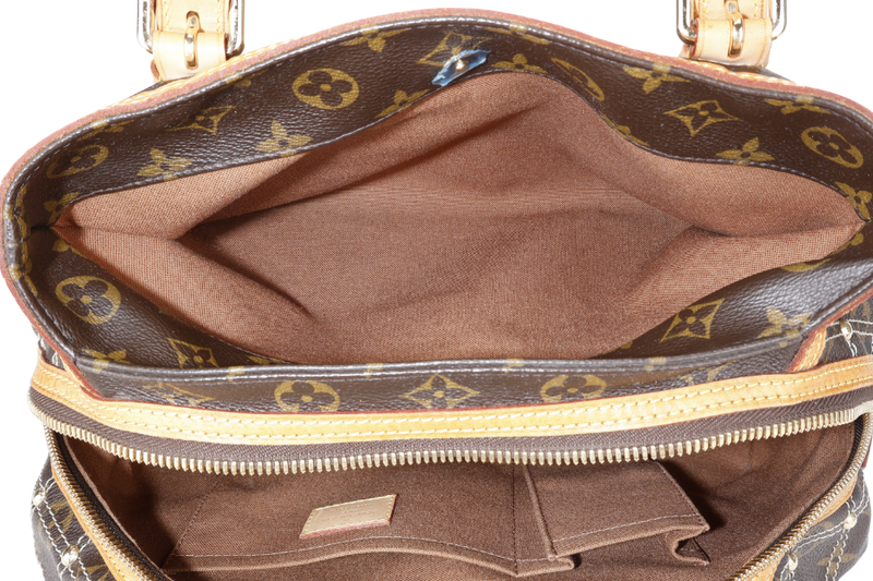 LOUIS VUITTON M40140 RIVETTE SHOULDER BAG MONOGRAM CANVAS GOLD HARDWARE WITH DUST COVER