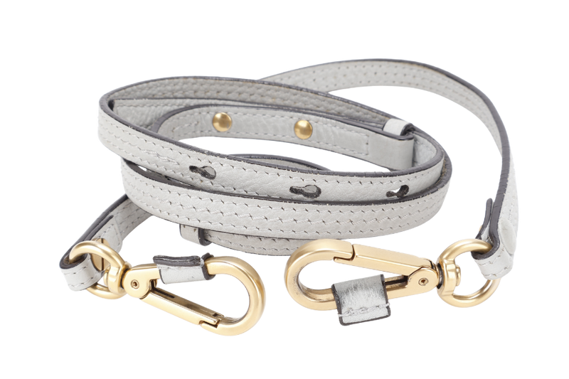 CHLOE NILE BRACELET SHOULDER BAG ETAIN CALF LEATHER GOLD HARDWARE WITH DUST COVER AND STRAPS