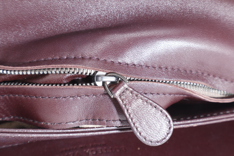 BOTTEGA VENETA NAPPA INTRECCIATO OLIMPIA SHOULDER BAG SMALL BROWN LEATHER GOLD HARDWARE NO DUST COVER