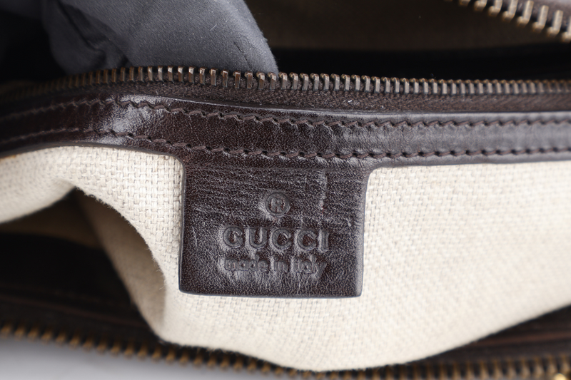 GUCCI GG MONOGRAM CROCODILE WEB SECRET TOTE BAG WITH STRAPS AND DUST COVER