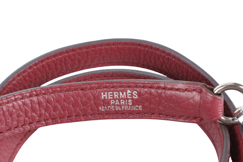 HERMES KELLY 28 (STAMP O) RETOURNE PINK TOGO LEATHER WITH STRAP, KEYS&LOCK, RAINCOAT, DUST COVER & BOX