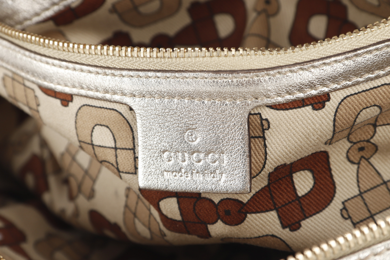 GUCCI CAPRI BOWLER BAG GOLD LEATHER GOLD HARDWARE NO DUST COVER