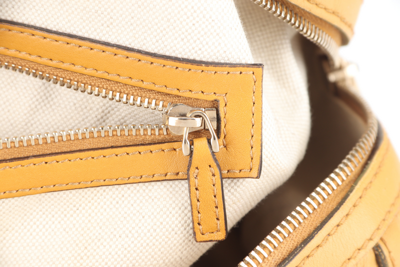GUCCI MICROGUCCISSIMA JOY BOSTON BAG MUSTARD YELLOW LEATHER GOLD HARDWARE NO DUST COVER