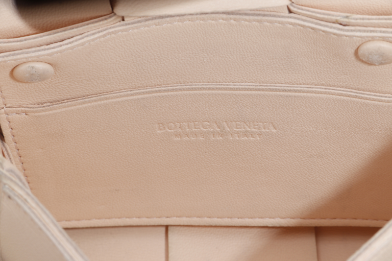 BOTTEGA VENETA CANDY CASSETTE CROSSBODY BAG MELON WASHED LAMBSKIN GOLD HARDWARE WITH DUST COVER AND BOX