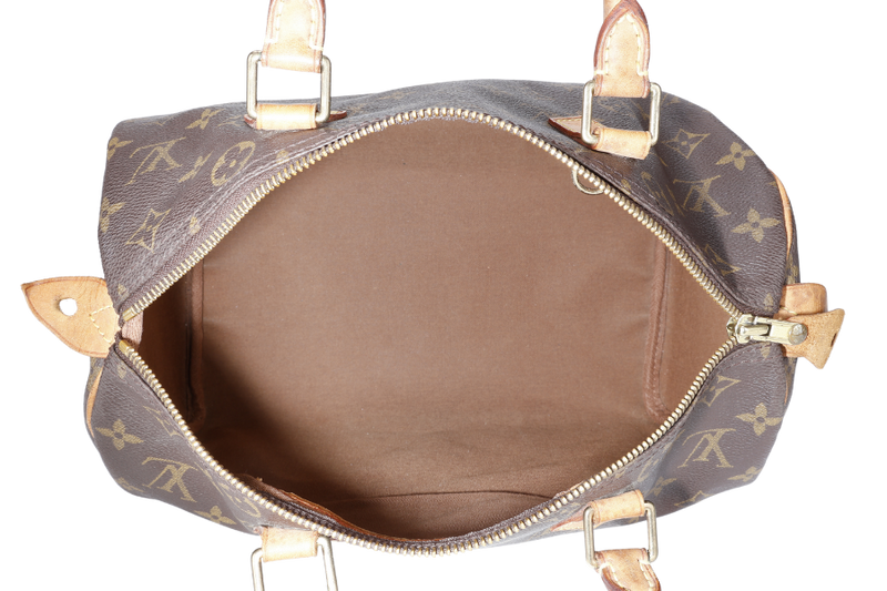 LOUIS VUITTON M41526 SPEEDY 30 MONOGRAM CANVAS GOLD HARDWARE NO DUST COVER