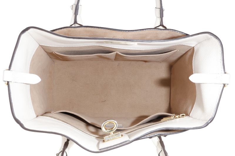 LOUIS VUITTON M20600 ON MY SIDE BEIGE CALF LEATHER GOLD HARDWARE WITH DUST COVER AND STRAPS