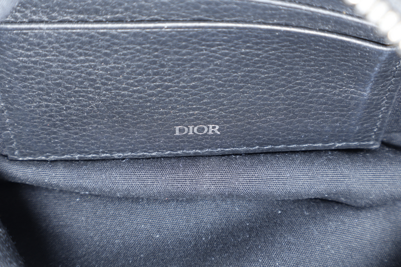 CHRISTIAN DIOR 27-BO-1213 NEW DIOR SAFARI BAG HANDBAG OBLIQUE CROSSBODY BAG RUTHENIUM HARDWARE NO DUST COVER