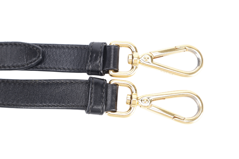 PRADA B1789M TESSUTO GAUFRE BLACK NYLON WITH CARD, STRAPS AND DUST COVER