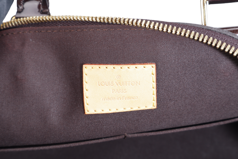 LOUIS VUITTON ALMA PM (M10153) PURPLE VERNIS LEATHER WITH LOCK&KEYS AND DUST COVER