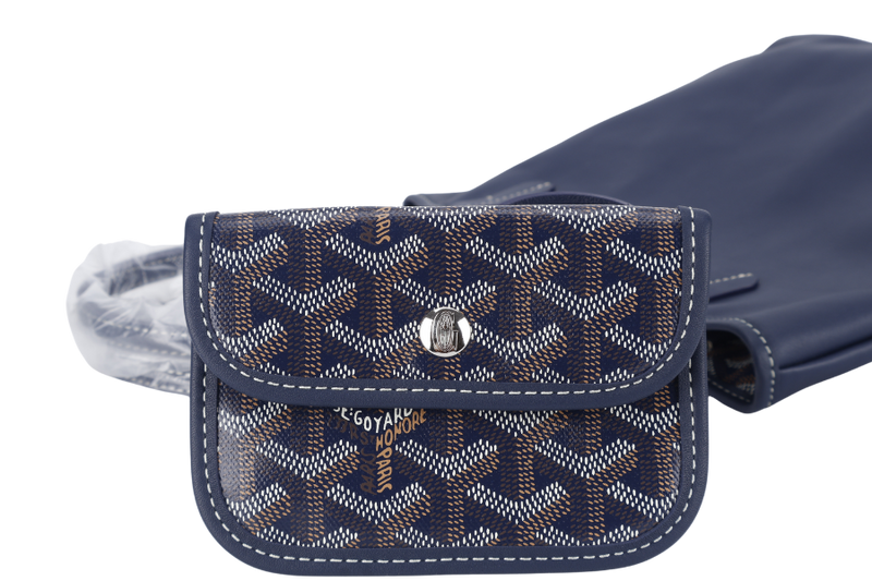 GOYARD ANJOU MINI BAG NAVY BLUE COLOR WITH DUST COVER