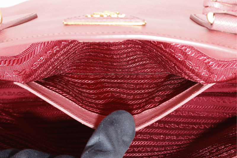 PRADA BN1874 SAFFIANO LUX TAMARIS COLOR GOLD HARDWARE WITH CARD, STRAPS NO DUST COVER