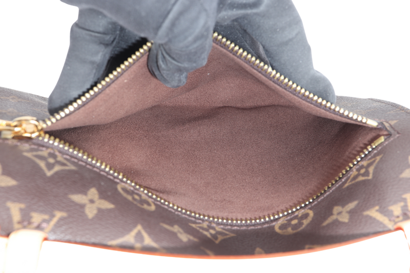 LOUIS VUITTON M44875 POCHETTE METIS MONOGRAM CANVAS GOLD HARDWARE WITH DUST COVER AND STRAPS