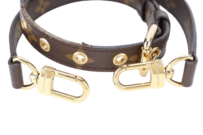 LOUIS VUITTON PALLAS MONOGRAM GOLD HARDWARE WITH STRAPS NO DUST COVER