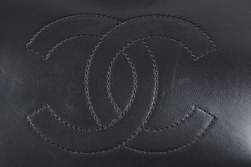 CHANEL TRENDY CC BLACK LAMBSKIN LIGHT GOLD HARDWARE (3126xxxx) WITH CARD, CARE BOOK, DUST COVER AND BOX