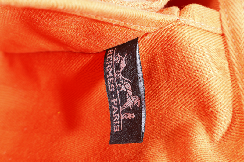 HERMES VALPARAISO PM STAMP M SQUARE (YEAR 2009) ORANGE SWIFT LEATHER NO DUST COVER
